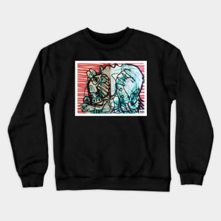 undefined monster Crewneck Sweatshirt